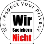 Siegel: Wir speichern keine Daten